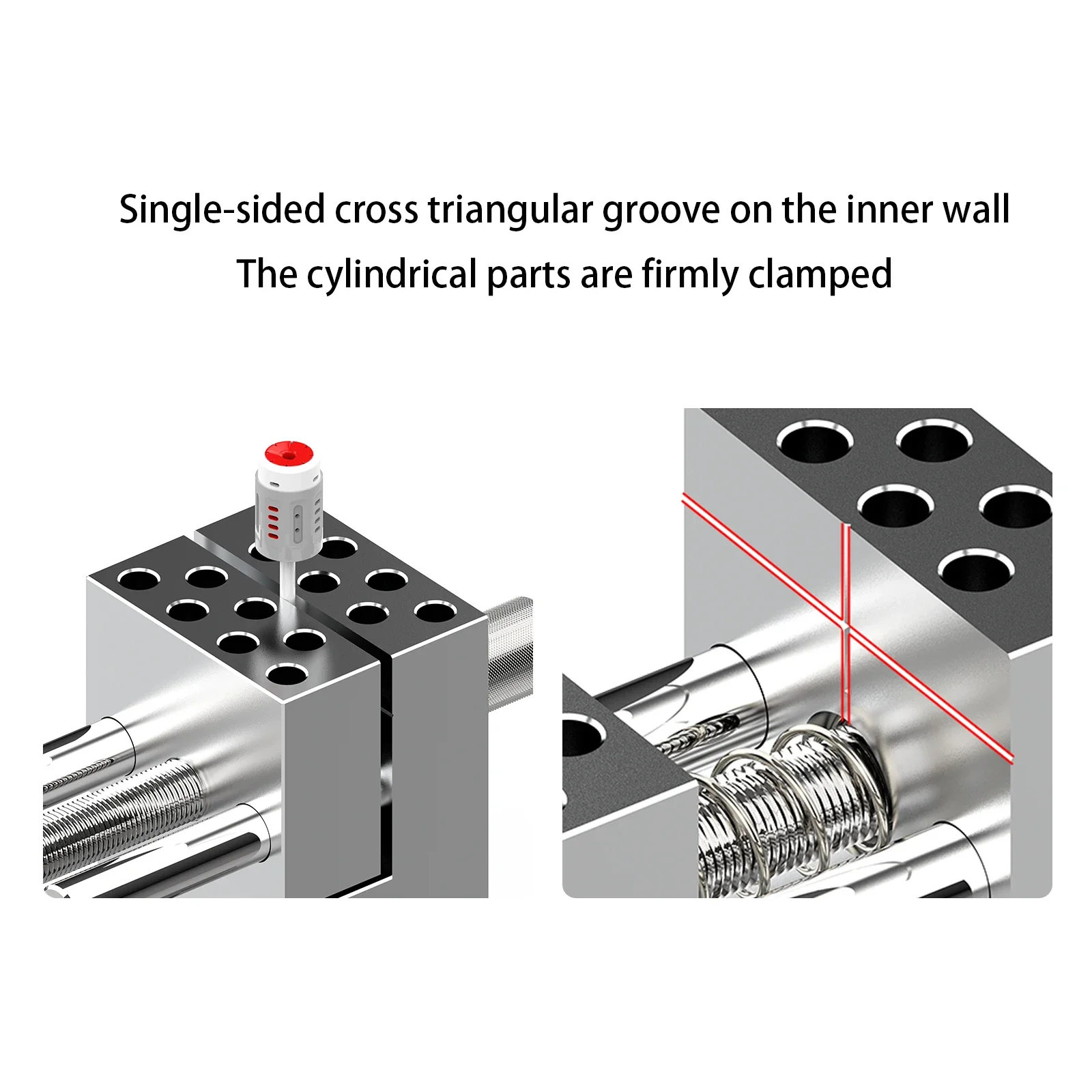 MAZHA T0010 2-in-1 Mini Portable Table Vise Compact Adjustable Clamp Precision Tool for Modeling Hobby DIY thumbnail 4