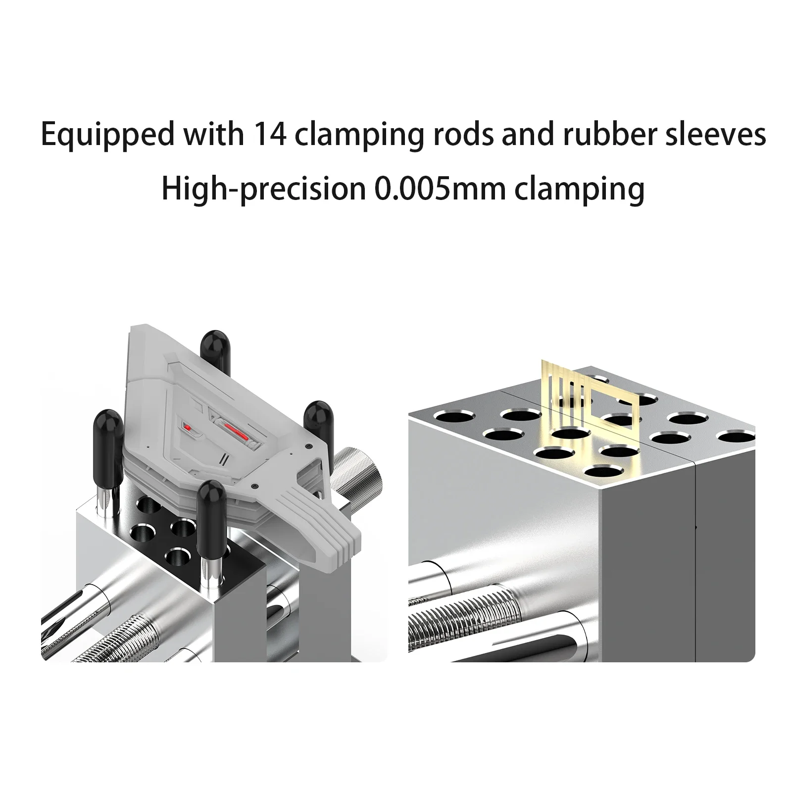 MAZHA T0010 2-in-1 Mini Portable Table Vise Compact Adjustable Clamp Precision Tool for Modeling Hobby DIY thumbnail 5