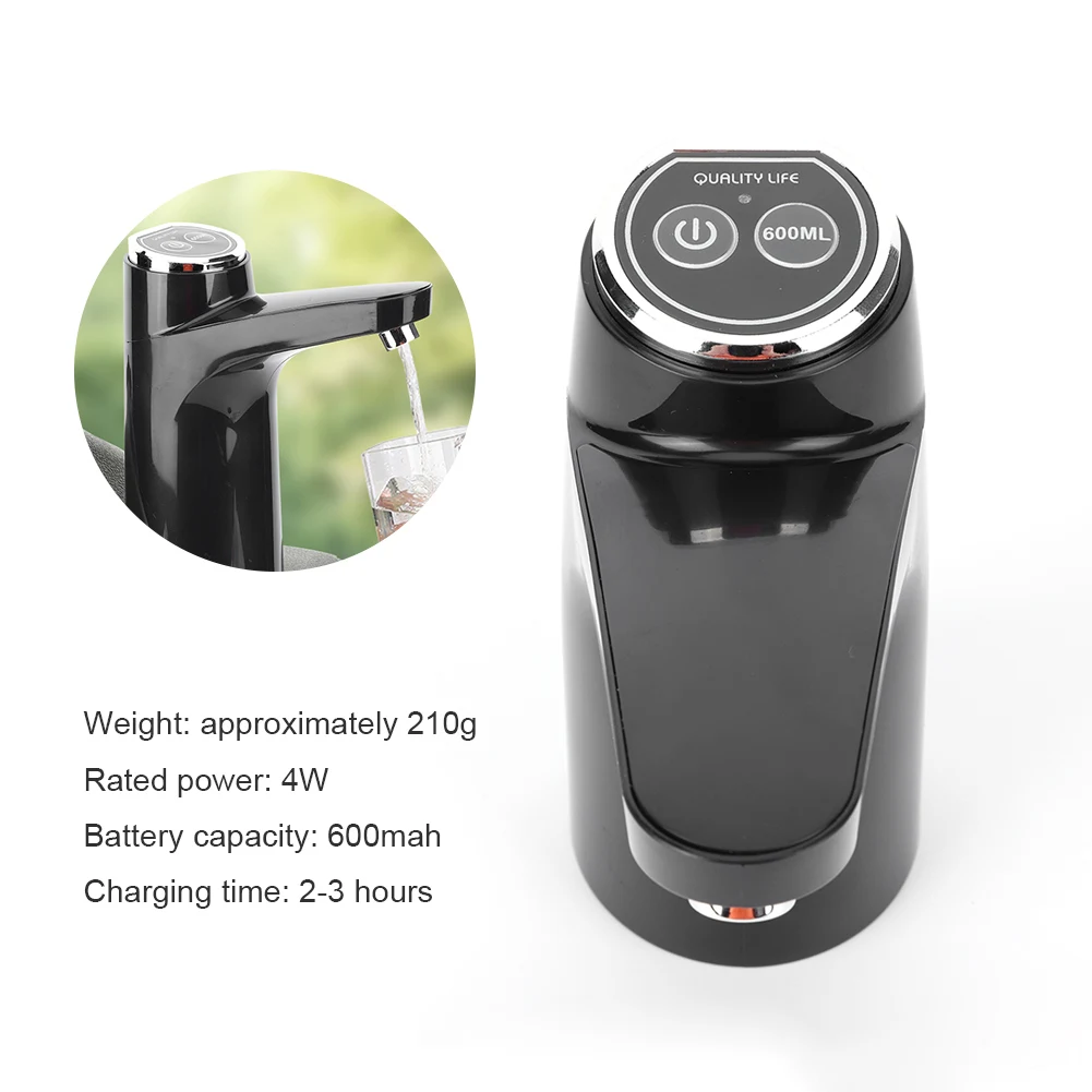 Automatic Electric Water Dispenser USB Barreled Water Pump Water Bottle Gallon Drinking Bottle Switch Water Treatment Appliances thumbnail 5