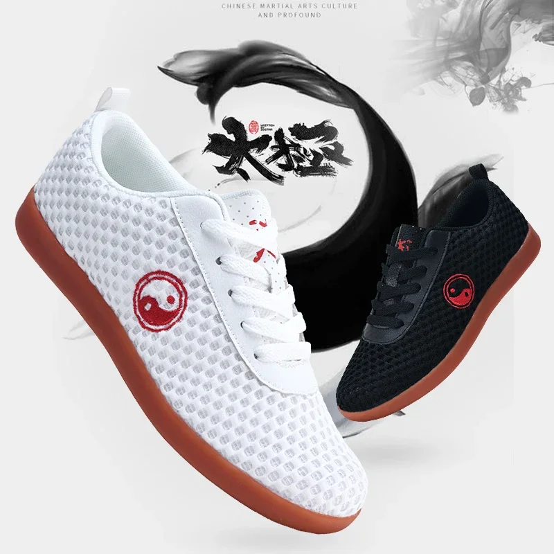 Stylish Taekwondo Training Shoes Martial Arts Competition Tai Chi Morning Karate Exercise Shoes Training Sneakers Boxing Shoes thumbnail 2