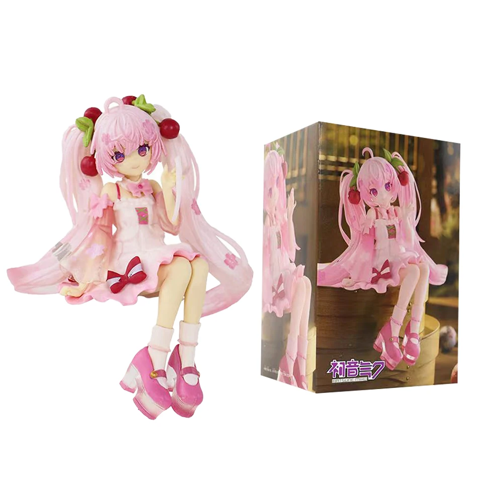 New Hatsune Miku Sakura Miku Anime Action Figures Model Collection Toy Hatsune Miku Cute Handmade PVC Model Kawaii Gift thumbnail 5