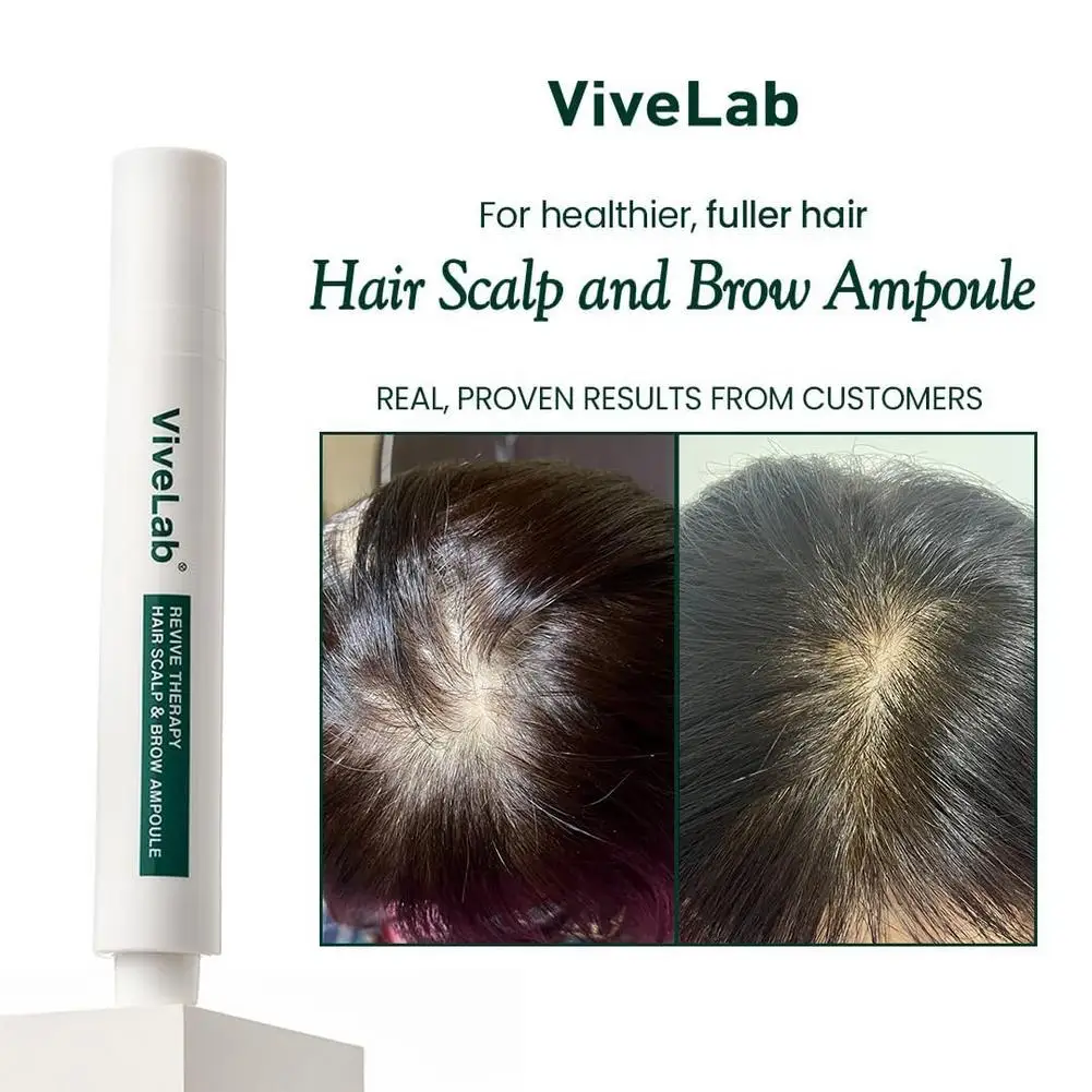 ViveLab Hair Scalp & Brow Ampoule Gentle Hair Growth Serum Hair Loss Treatment Strengthen Roots Making Hair Shinier Care thumbnail 4
