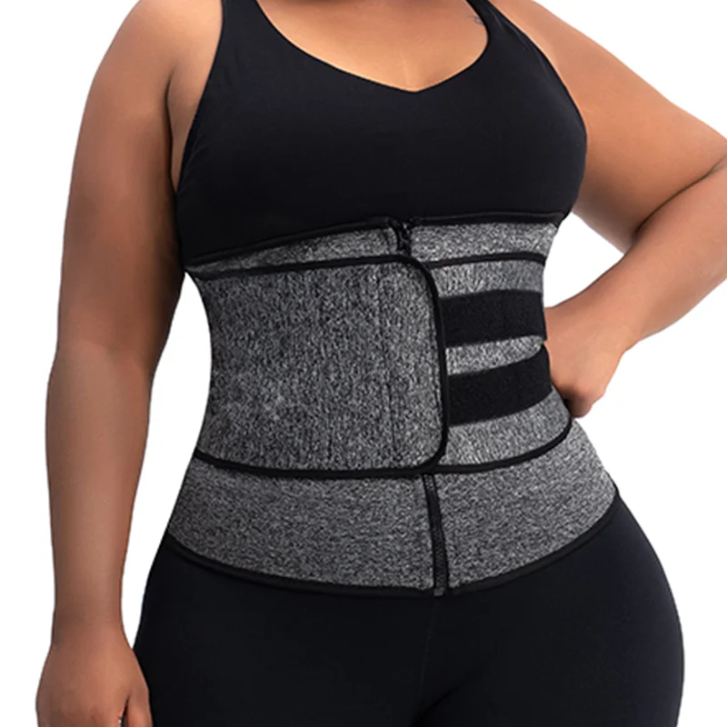 Waist Trainer Slimming Body Shaper Fitness Belt Weight Loss Fat Burning Sport Girdle Sweat Trimmer Workout Cincher Shapewear thumbnail 2