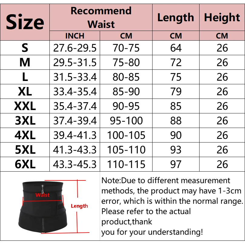 Waist Trainer Slimming Body Shaper Fitness Belt Weight Loss Fat Burning Sport Girdle Sweat Trimmer Workout Cincher Shapewear thumbnail 4
