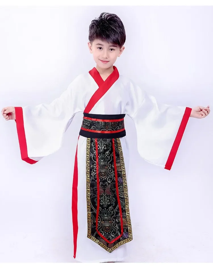 Baby Dress Traditional Chinese Clothing Children Hanfu Costumes Vestido Chino Ancient Outfit Boy Cosplay New Year Tang Suit Kids thumbnail 3