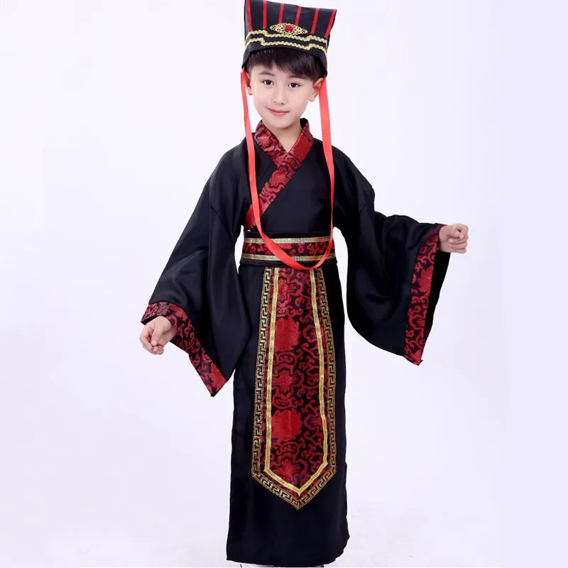 Baby Dress Traditional Chinese Clothing Children Hanfu Costumes Vestido Chino Ancient Outfit Boy Cosplay New Year Tang Suit Kids thumbnail 4