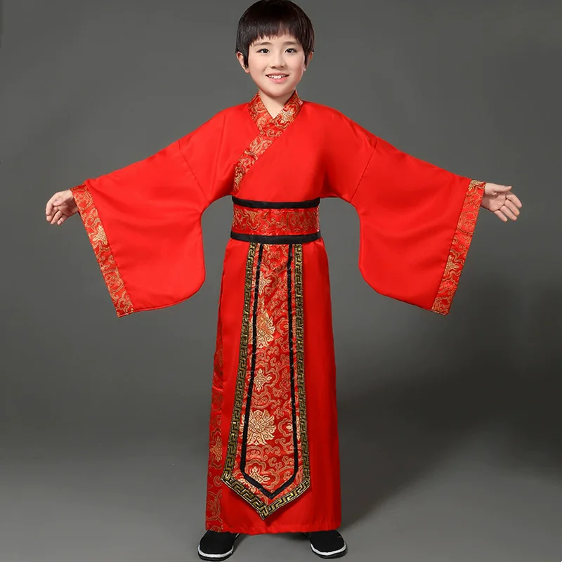 Baby Dress Traditional Chinese Clothing Children Hanfu Costumes Vestido Chino Ancient Outfit Boy Cosplay New Year Tang Suit Kids