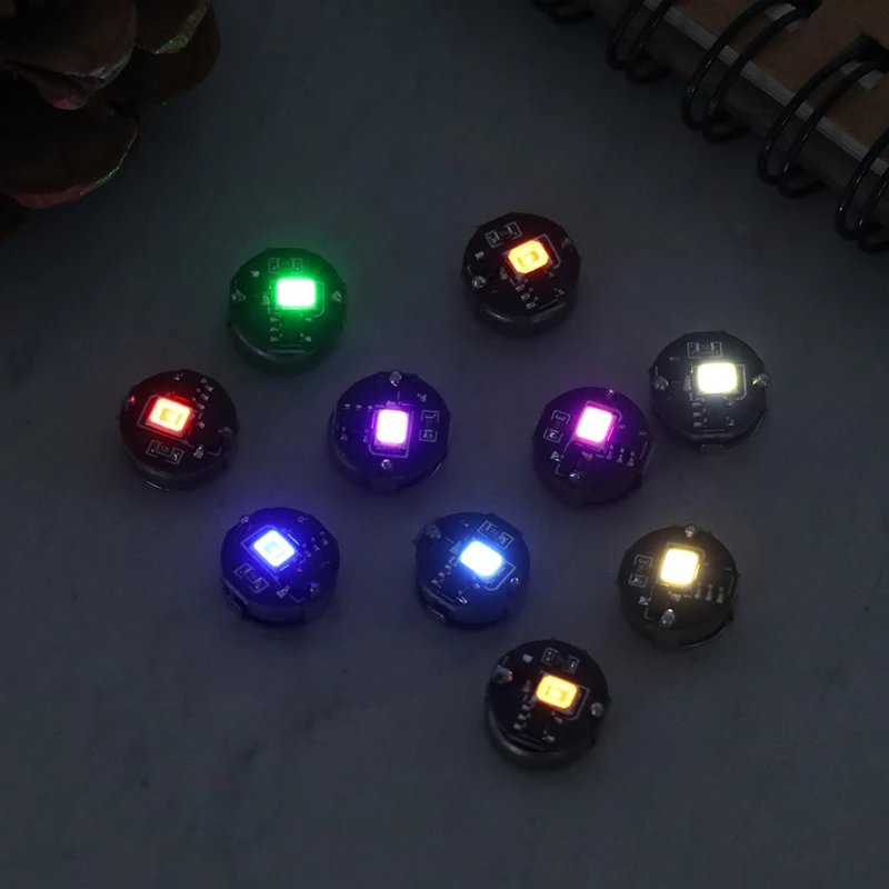 Colorful Magnetic Control Lamp Wireless LED Light Magnet Induction Lamp + Button Battery DIY Toys Robot Landscape Model' thumbnail 3