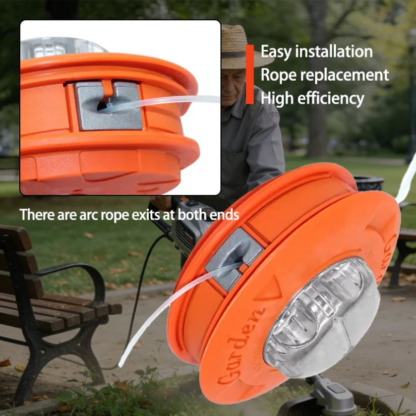 Universal Fit String Trimmer Replacement Bump Head Automatic Grass Trimmer Head for Garden Brush Cutter Edging Lawn Care thumbnail 6