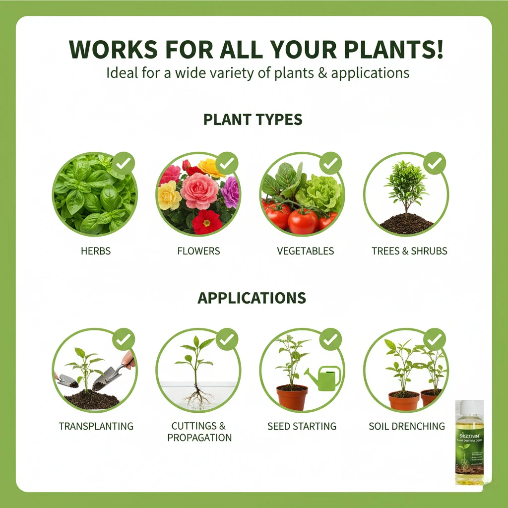 Rapid Rooting Hormone Liquid for Plant Propagation Cloning Gel Alternative Strong Root Stimulator for Rose Orchid Cuttings thumbnail 4