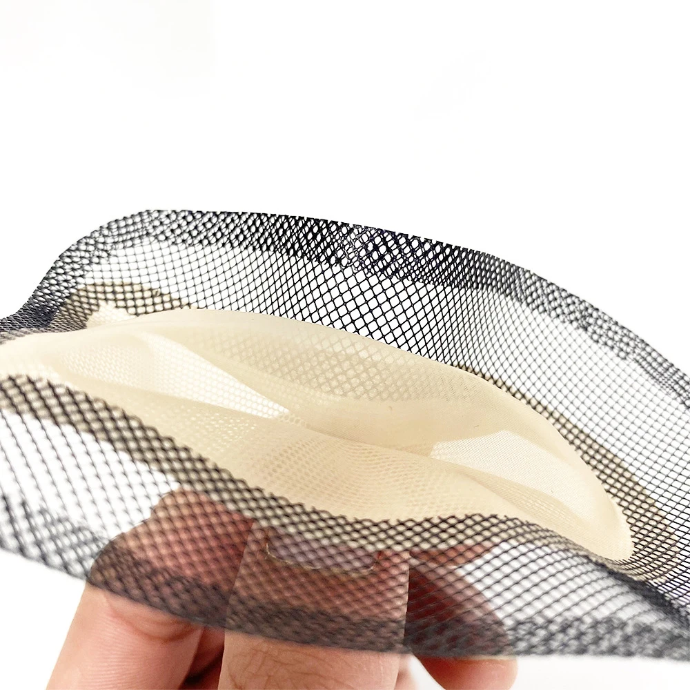 HJ-1908 Nylon Toupee Lace Net Wig Base Welded Wig Accessory for Man's Hair Extension thumbnail 3