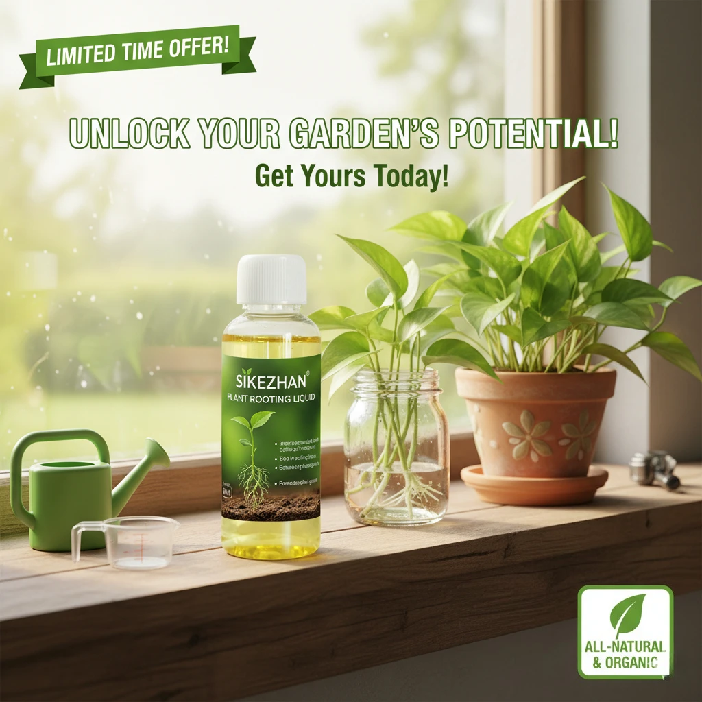 Rapid Rooting Liquid Nutrient - Plant Growth Accelerator for Cuttings & Cloning - Universal Root Stimulator Fertilizer 30ml thumbnail 6