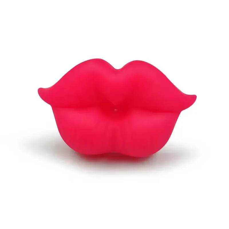 Red Lips Baby Pacifier Soft Breathable Silicone Nighttime Sleep Aid Flat Design Reborn Newborn Essential Baby Accessory thumbnail 6