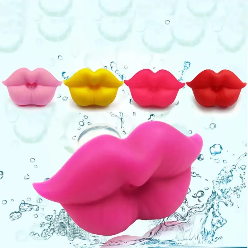 Red Lips Baby Pacifier Soft Breathable Silicone Nighttime Sleep Aid Flat Design Reborn Newborn Essential Baby Accessory thumbnail 2