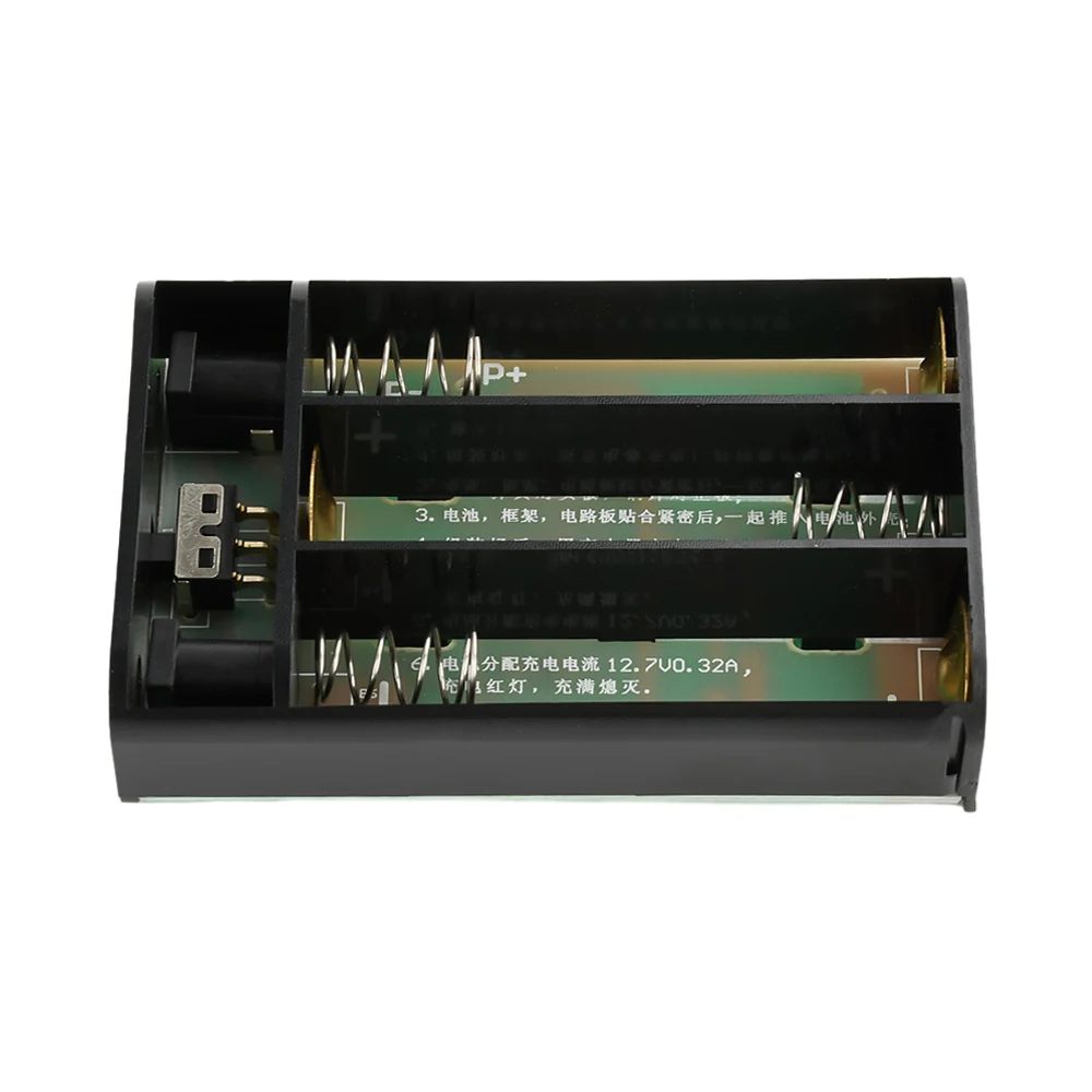 DC 12V Output 3x 18650 Battery UPS DIY Power Bank Box for Router Cellphone Tablet Modem CCTV Camera thumbnail 2
