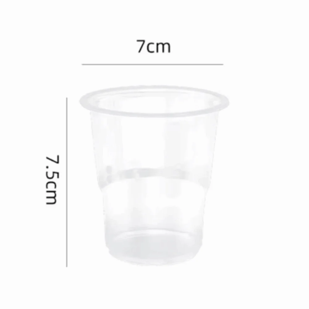50Pcs 180ml Disposable Plastic Cups Transparent Food-grade PP Clear Plastic Cups Heat-resistant Party Plastic Cups thumbnail 6