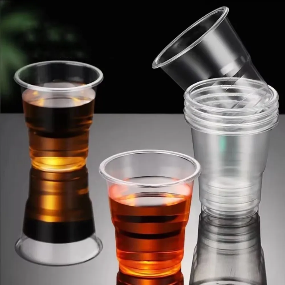 50Pcs 180ml Disposable Plastic Cups Transparent Food-grade PP Clear Plastic Cups Heat-resistant Party Plastic Cups thumbnail 3