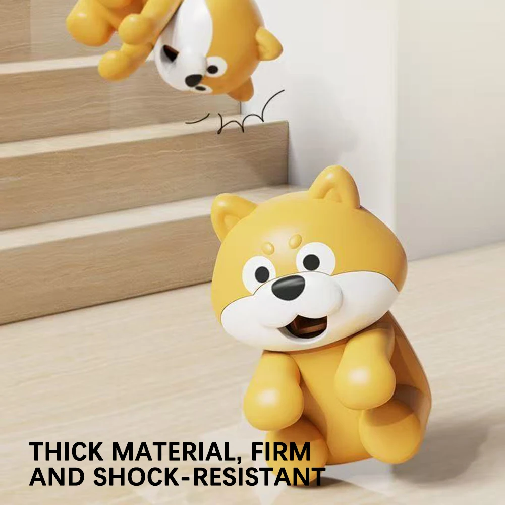 Mini Clip-On Fan Cup Bowl Air-Blowing Cooling Attachment Dog-Shaped Cute Cartoon Design Food Cooler Robot Children Like Gift thumbnail 5
