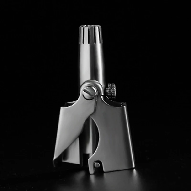 Nose Trimmer Stainless Steel Manual Razor Shaver For Men Nose Ear Vibrissa Grooming Facial Hair Cutting Tool thumbnail 4