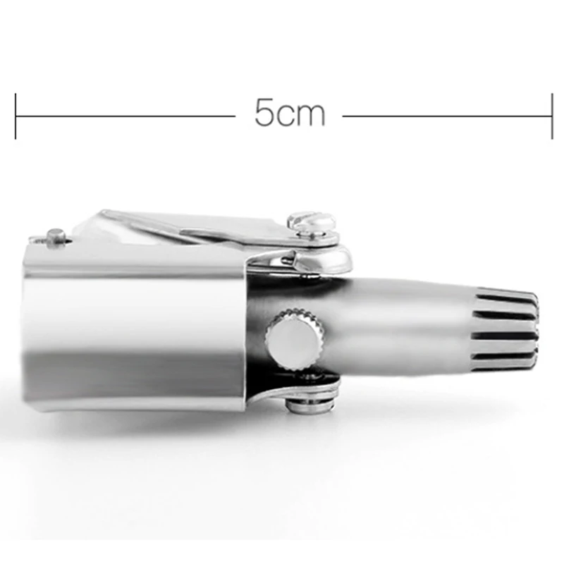 Nose Trimmer Stainless Steel Manual Razor Shaver For Men Nose Ear Vibrissa Grooming Facial Hair Cutting Tool thumbnail 6