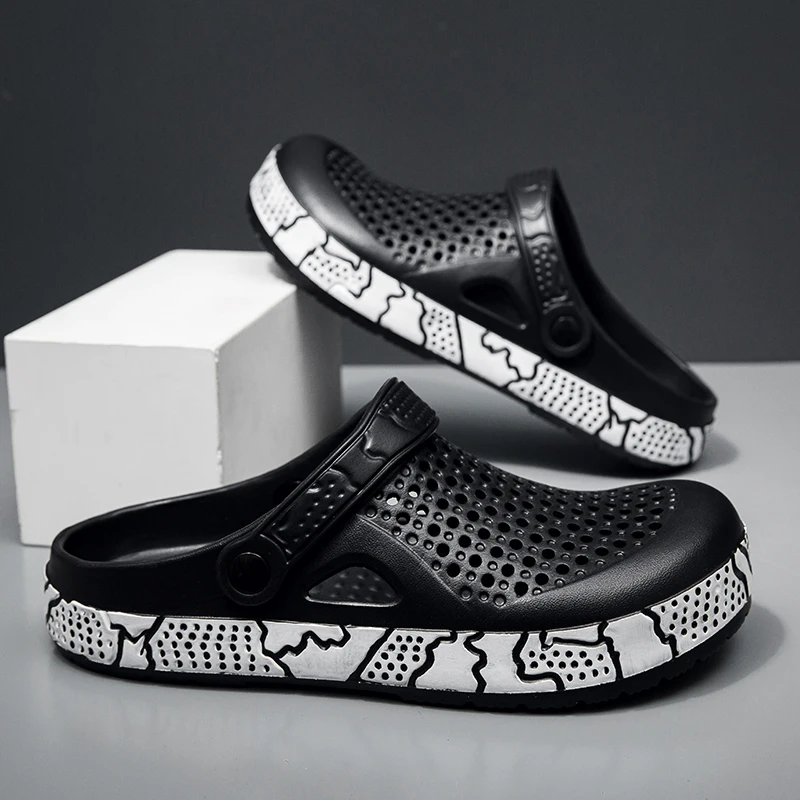 Men's EVA Clogs Sandals Breathable Lightweight Non-slip Summer Beach Shoes for Boys Trendy Outdoor Slipper thumbnail 4