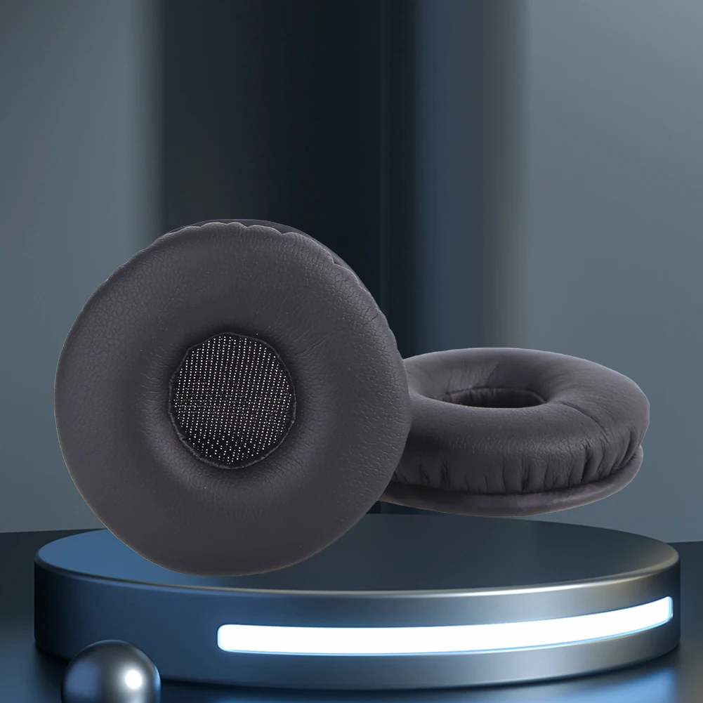 1 Pair Replacement Earmuffs Noise Isolation Memory Foam Headphone Earpads Protein Leather for Jabra Biz 2300 USB Duo/Biz 2300 QD thumbnail 3