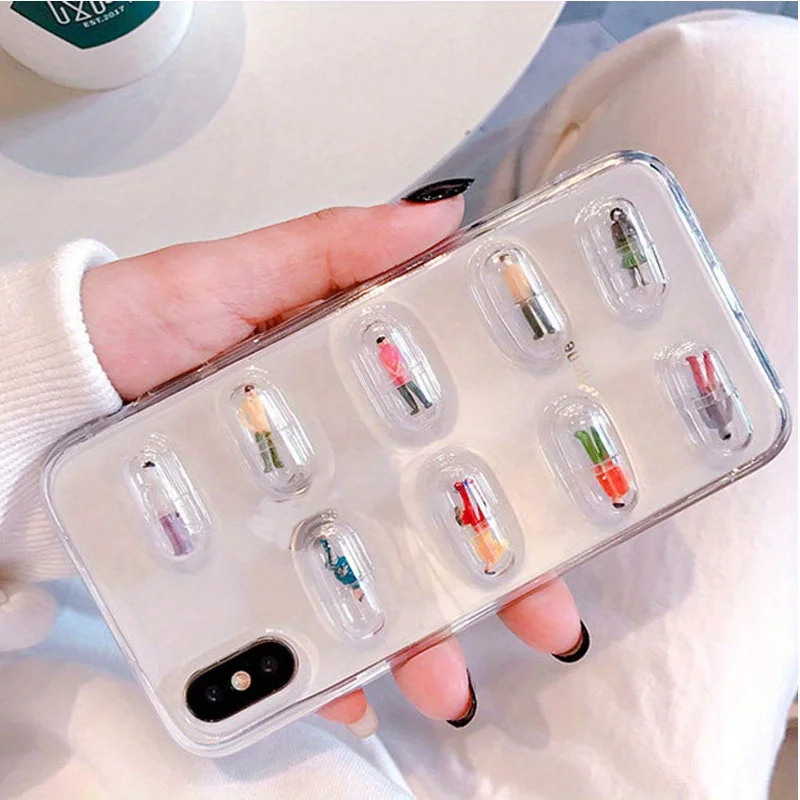 Capsule Mini People Figurines - DIY Phone Case Decoration Charms & Craft Supplies thumbnail 6