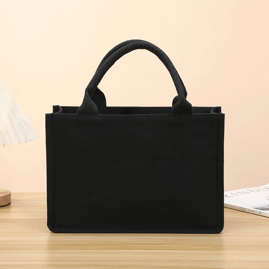 Handbag - Thick and sturdy three-dimensional canvas bag - Waterproof canvas gift tote bag thumbnail 2