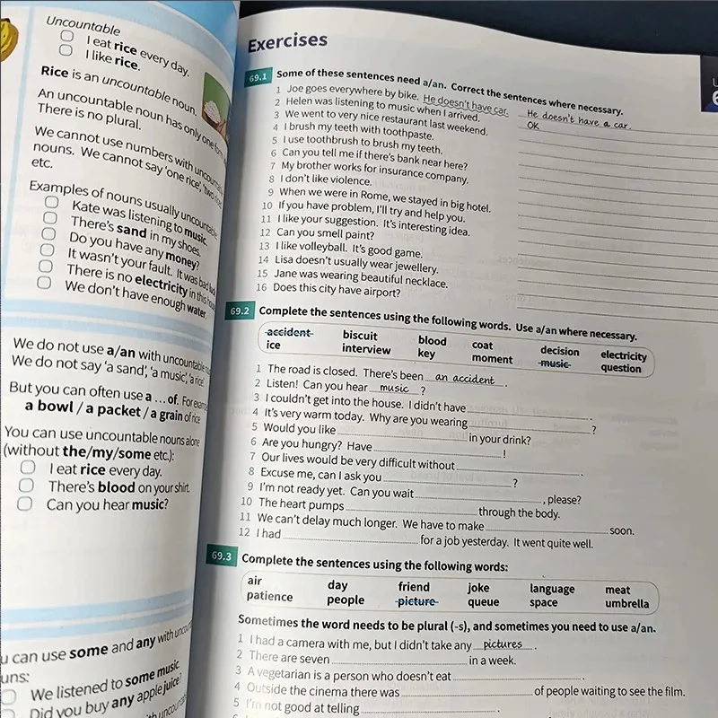 3Book Elementary English Grammar Advanced Essential English Grammar In Use English Test Preparation Exercises book is optional thumbnail 5