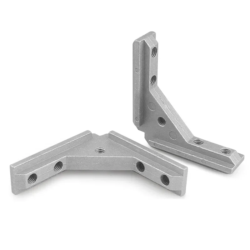 8pcs 3030 4040 Aluminum profile door frame universal corner groove connector panel installation board corner thumbnail 5