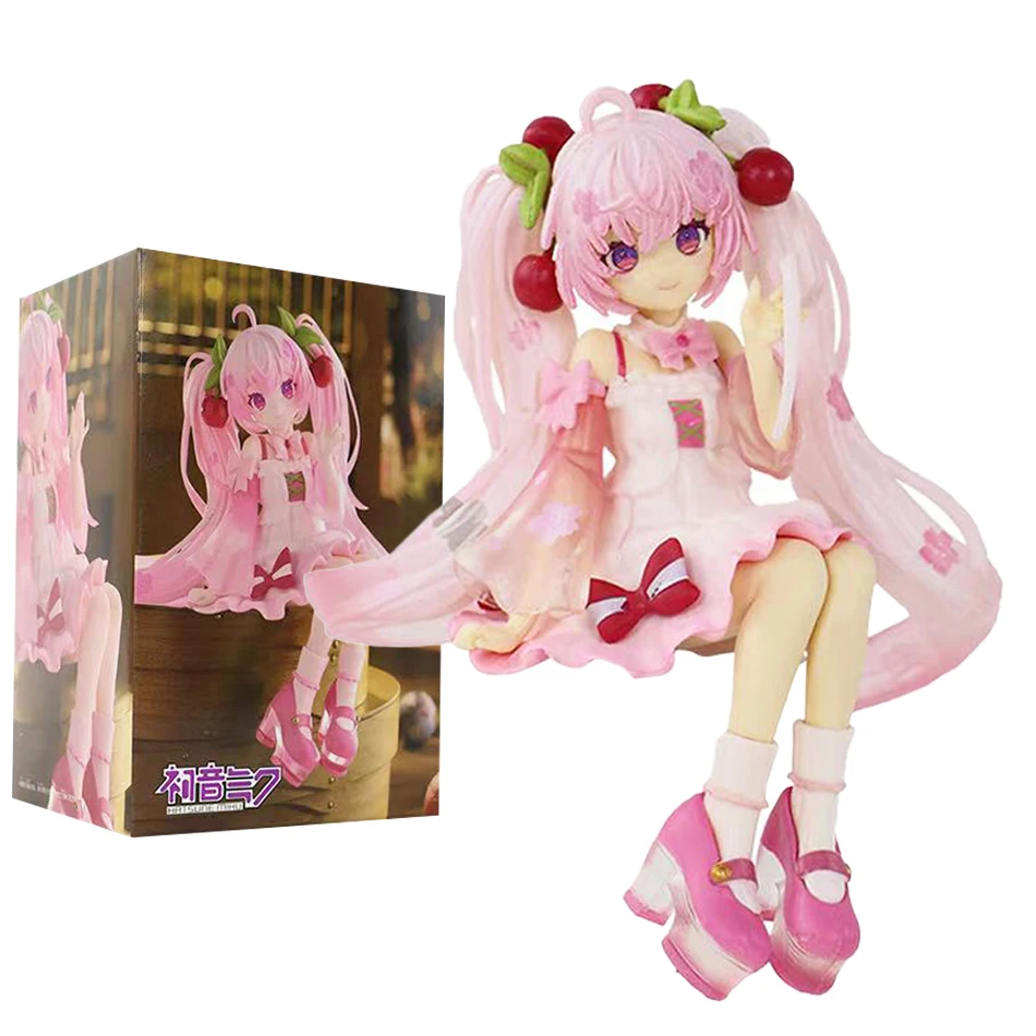 New Hatsune Miku Sakura Miku Anime Action Figures Model Collection Toy Hatsune Miku Cute Handmade PVC Model Kawaii Gift thumbnail 3