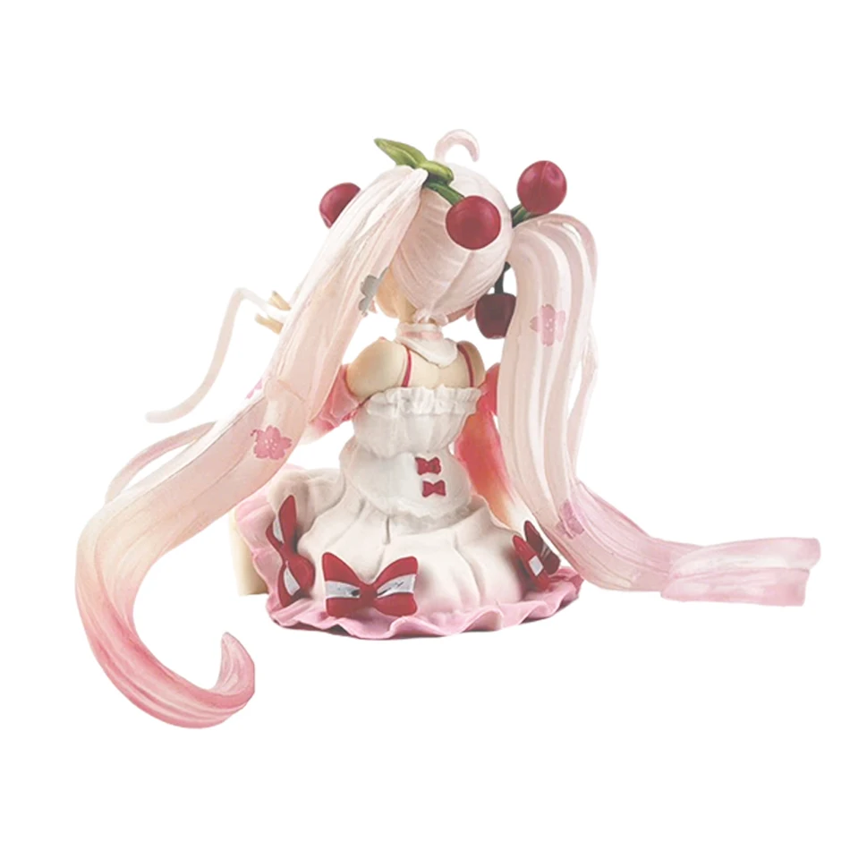 New Hatsune Miku Sakura Miku Anime Action Figures Model Collection Toy Hatsune Miku Cute Handmade PVC Model Kawaii Gift thumbnail 6