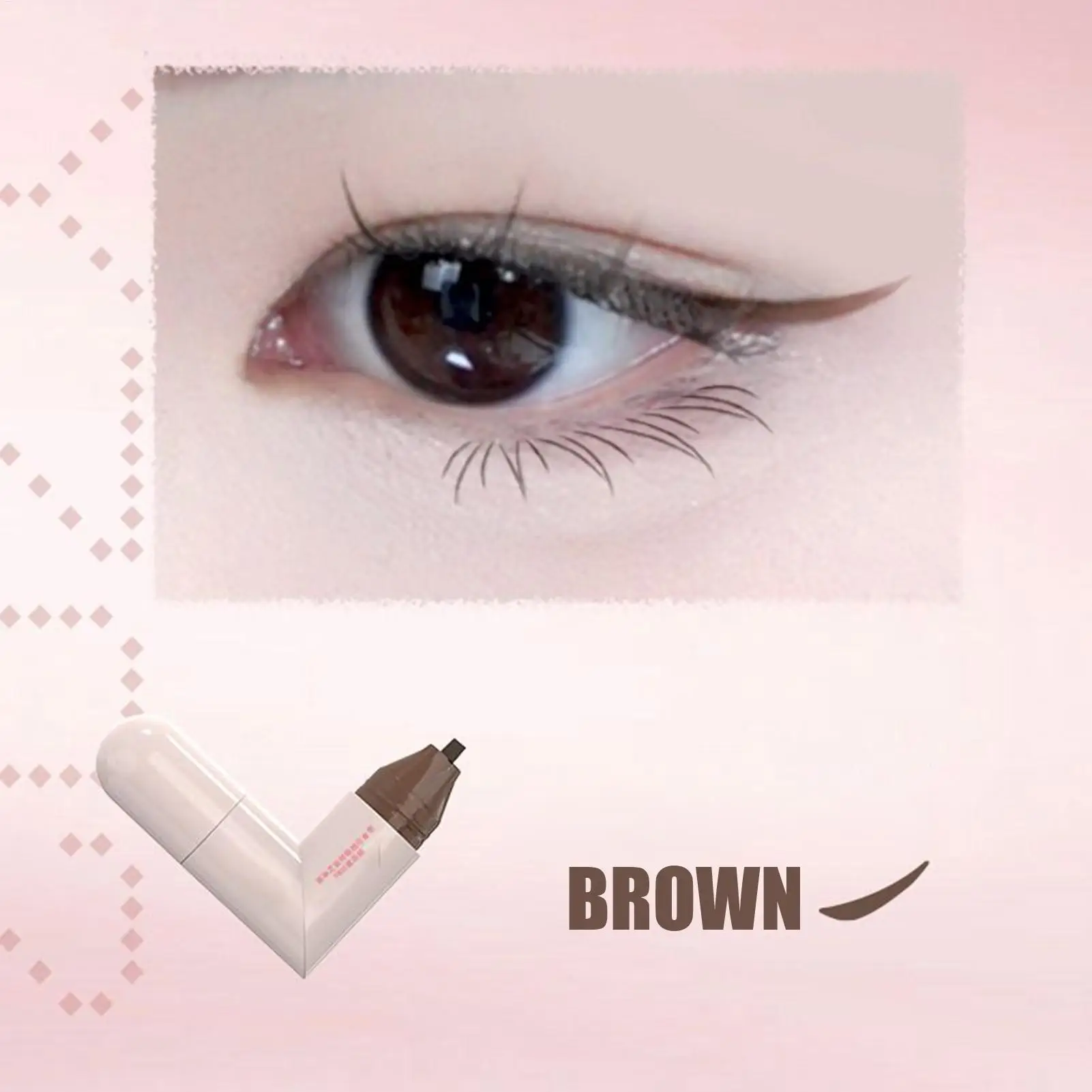 Winged Eye End Stamp Double-Tip Women Makeup Eye End Wing Stamp Waterproof Stencil Portable Quick Drying Eyeliner Cosmetics thumbnail 6