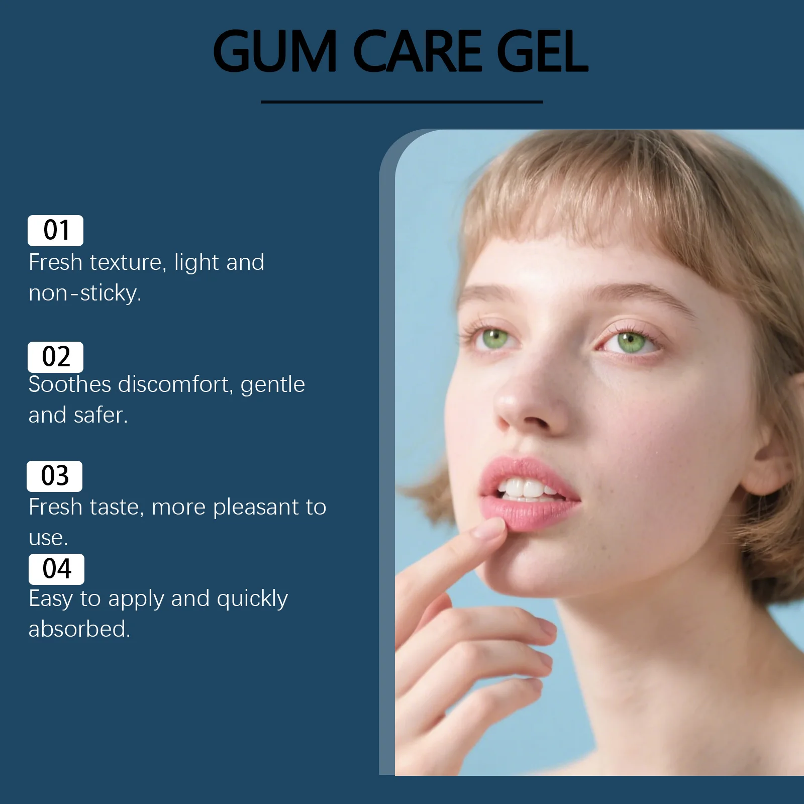 Teeth Care Gel Oral Care Gentle Gum Soothing Gel Fresh Breath Clean Travel Size Tooth Damage Serum Toothpaste Relieve thumbnail 4