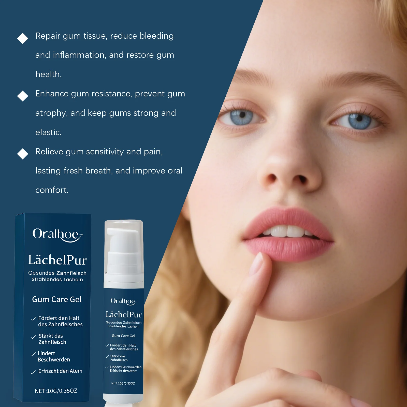 Teeth Care Gel Oral Care Gentle Gum Soothing Gel Fresh Breath Clean Travel Size Tooth Damage Serum Toothpaste Relieve thumbnail 5