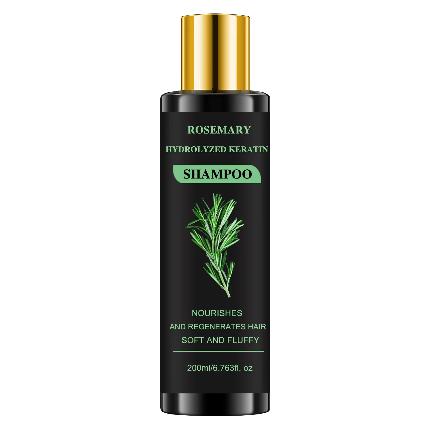 Nourishing Shampoo, Rosemary Shampoo, Cleanses and Strengthens Weak and Brittle Hair, Suitable for All Hair Types 200ml thumbnail 6