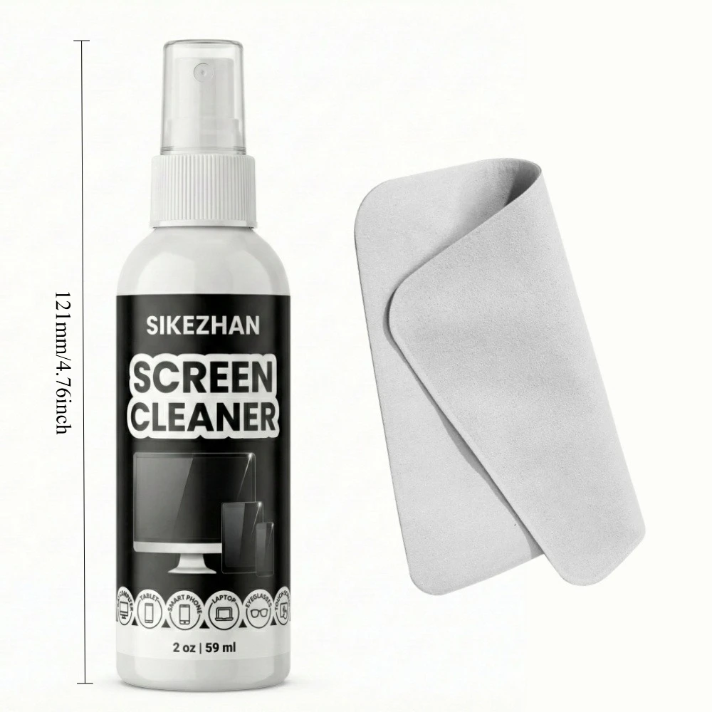 SIKEZHAN Screen Cleaner Kit with Polishing Cloth - Streak-Free Spray for MacBook, iPad, iPhone, Laptop, Monitor & TV (2oz) thumbnail 6