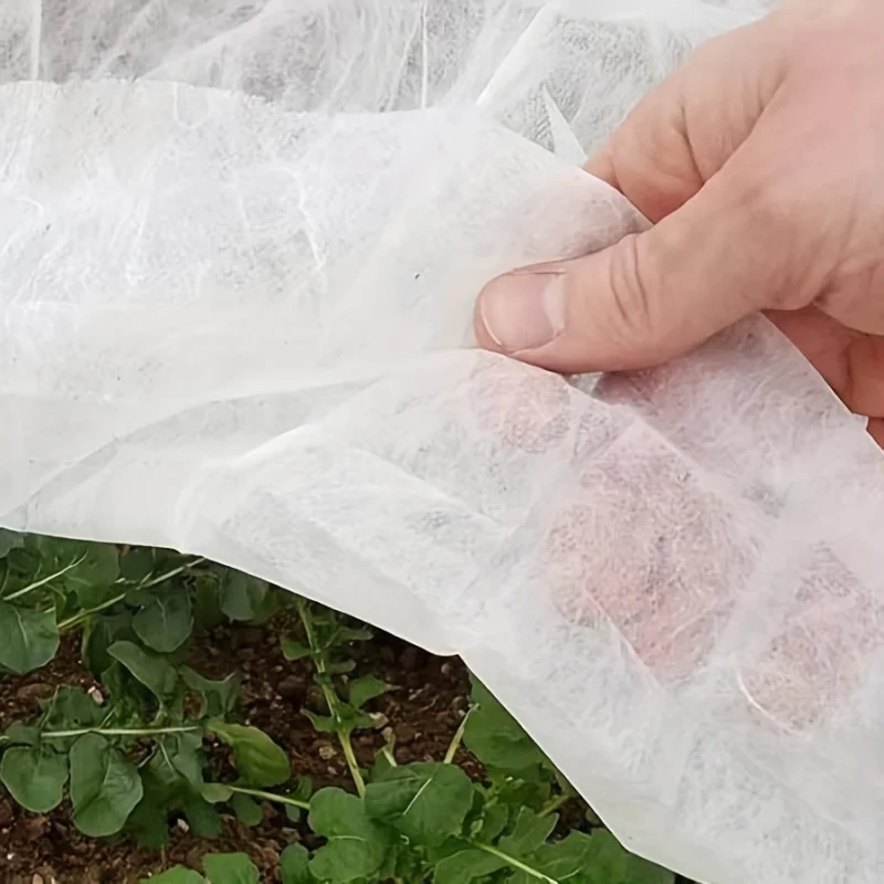 Gardening Floating Mulch Cloth Thickened Non-Woven Fabric160cm×1000cmPlant Cold Protection Cover for Vegetables and Fruit Trees, thumbnail 6