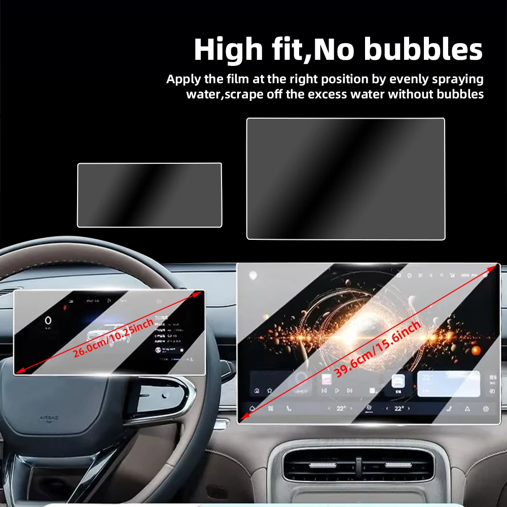 Car Tempered Glass Protective Film For Chery Tiggo 8 Pro 2025 Auto GPS Navigation Screen Protector Display Interior Accessories thumbnail 6