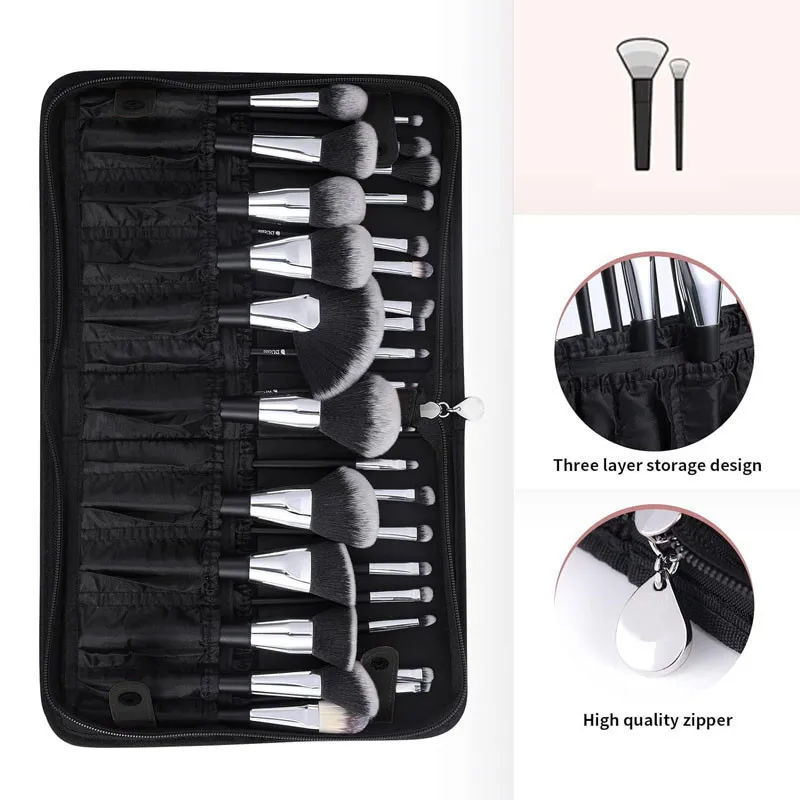 Multifunctional Makeup Brush Storage Bag Makeup Artist Cosmetic Case Handbag Portable Travel Cosmetic Organizer Bag Beauty Tools thumbnail 4