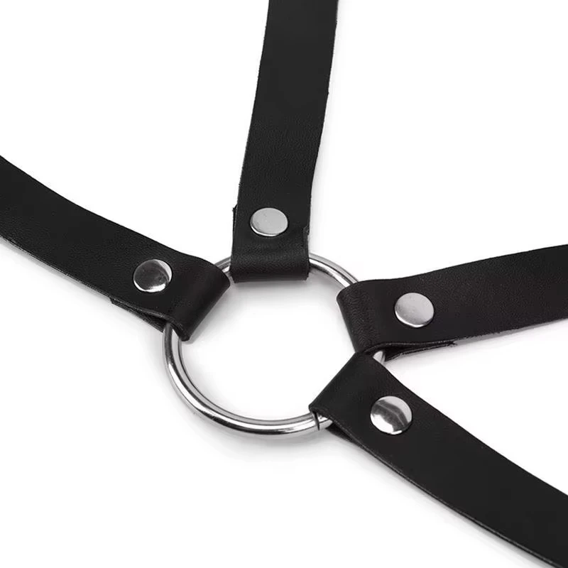 BDSM Women Sexy Body Chest Harness Belt Bondage Lingerie Leather Fetish Clothing Garter Erotic Sex Toys for Couples Strip Club thumbnail 5