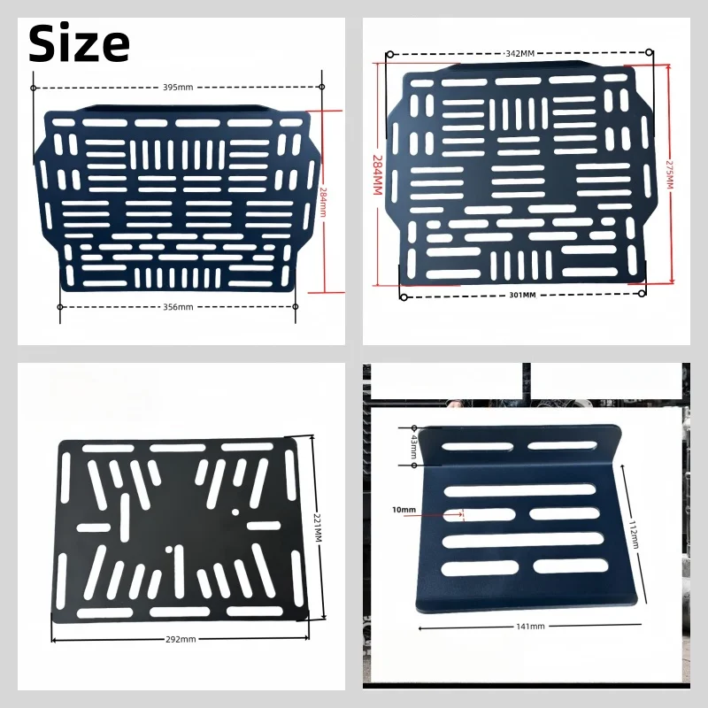 Motorcycle Modification Mounting Bracket Tactical Bags Side Packs Oil Drum Luggage Rack for ADV BMW KTM Retro Motorcycles thumbnail 2