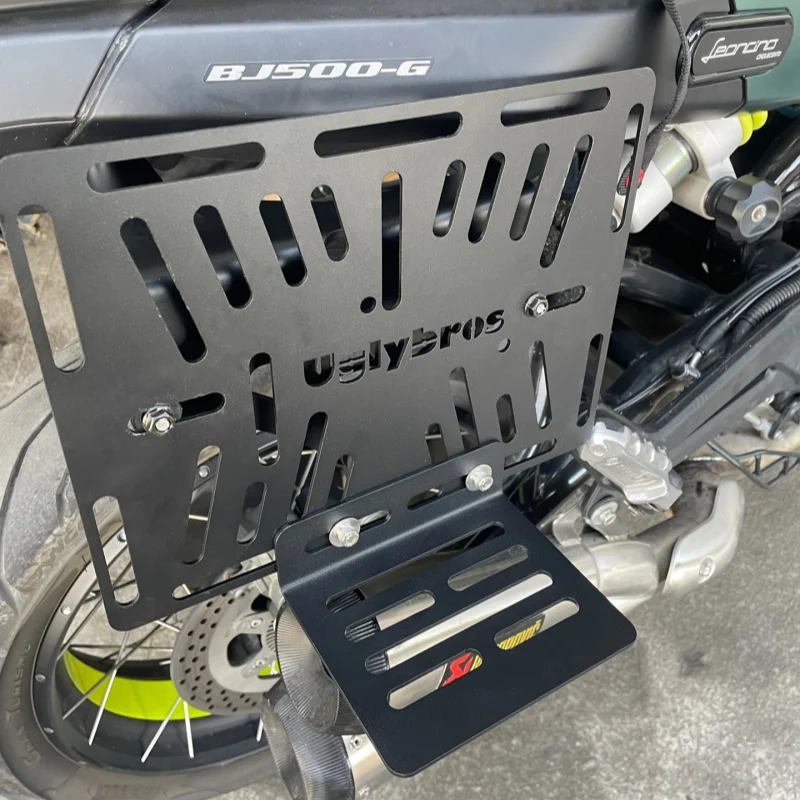 Motorcycle Modification Mounting Bracket Tactical Bags Side Packs Oil Drum Luggage Rack for ADV BMW KTM Retro Motorcycles thumbnail 6