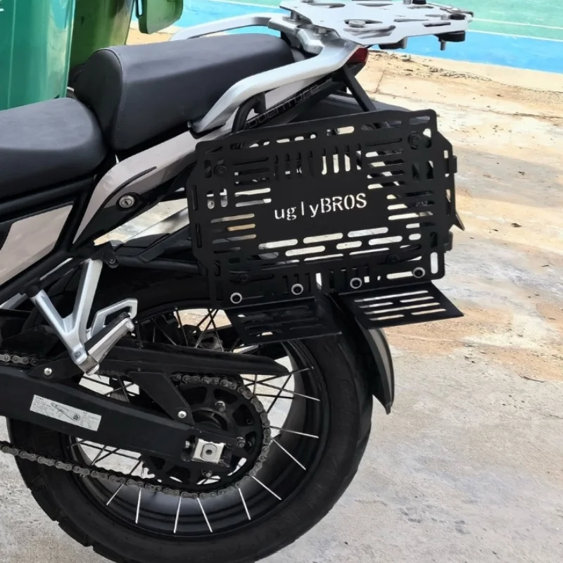 Motorcycle Modification Mounting Bracket Tactical Bags Side Packs Oil Drum Luggage Rack for ADV BMW KTM Retro Motorcycles thumbnail 3