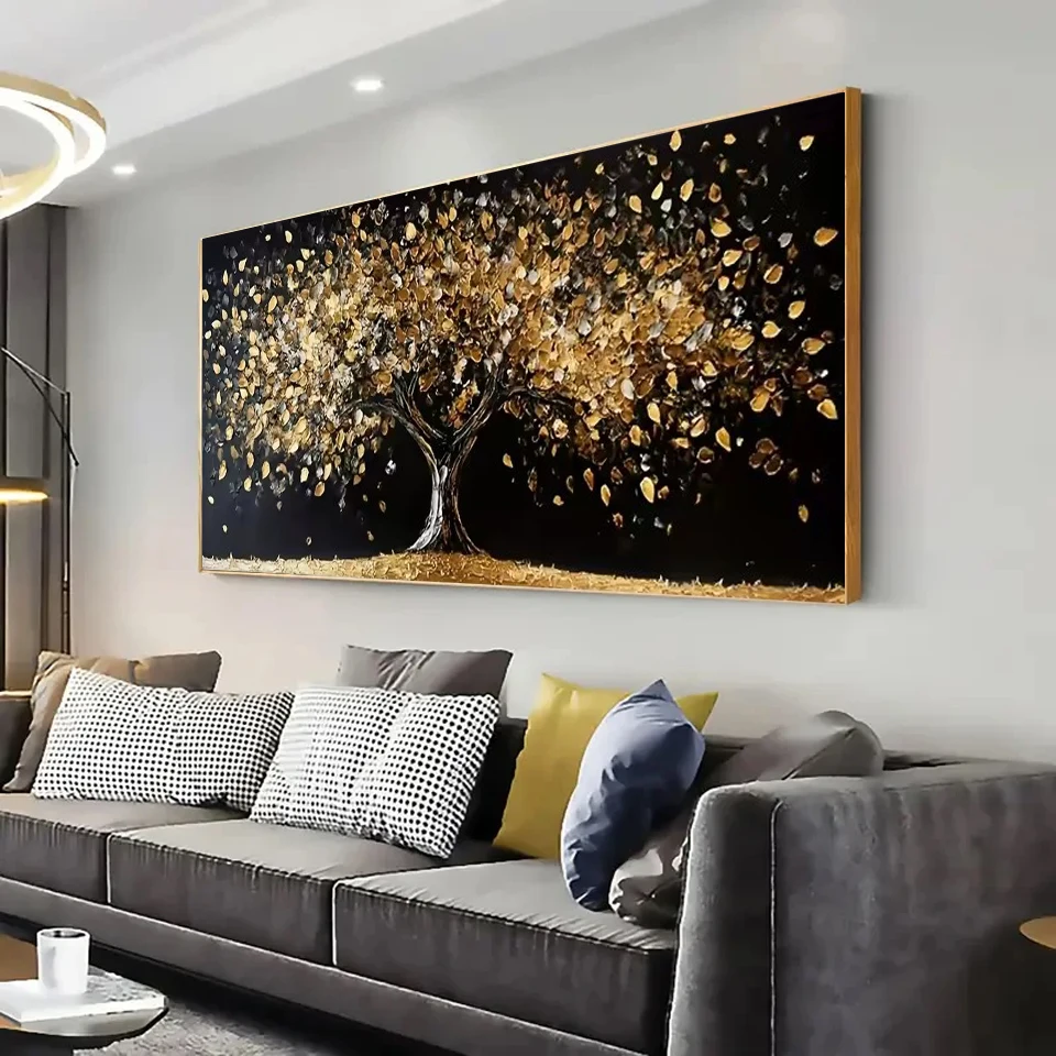 2026 Diamond Painting Art Modern Abstract Golden Tree of Life 5D DIY Full Diamond Embroidery Cross Stitch Kit Mosaic Home Decor thumbnail 3