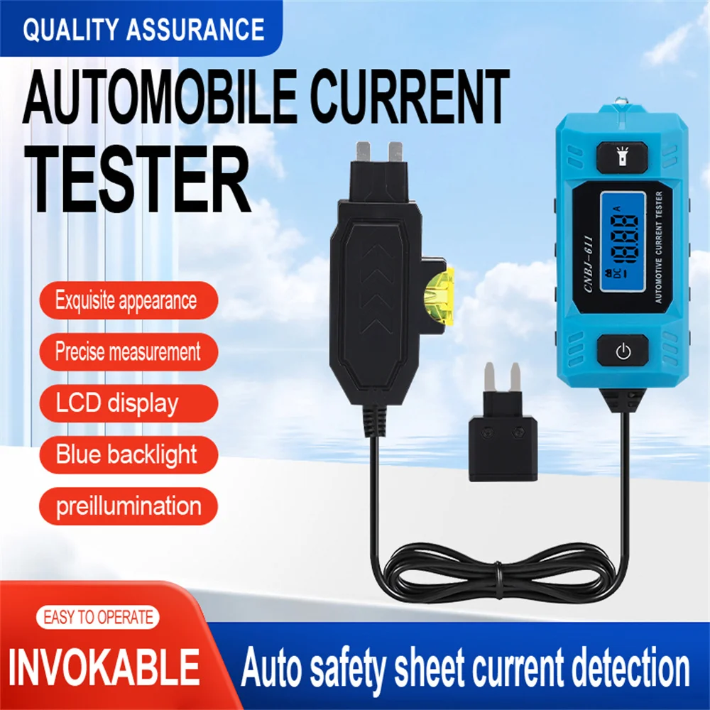 Automotive Accessories 12V Range 0.01~19.99A Car Circuit Tester Current Test Fuse Diagnostic Tool Repair Detector Galvanometer thumbnail 2