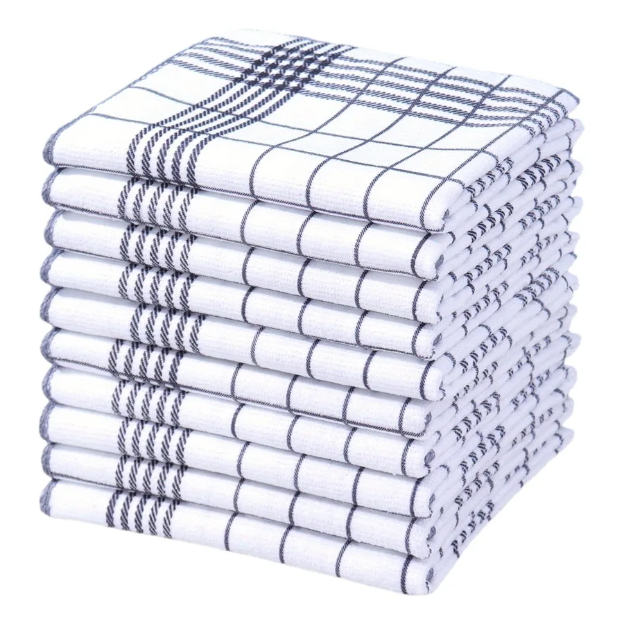 6pcs Large 15.75x23.62 Inch Dish Cloths, Super Absorbent & Lint-Free Quick-Dry Kitchen Towels for Cleaning, Coffee Machine, Home
