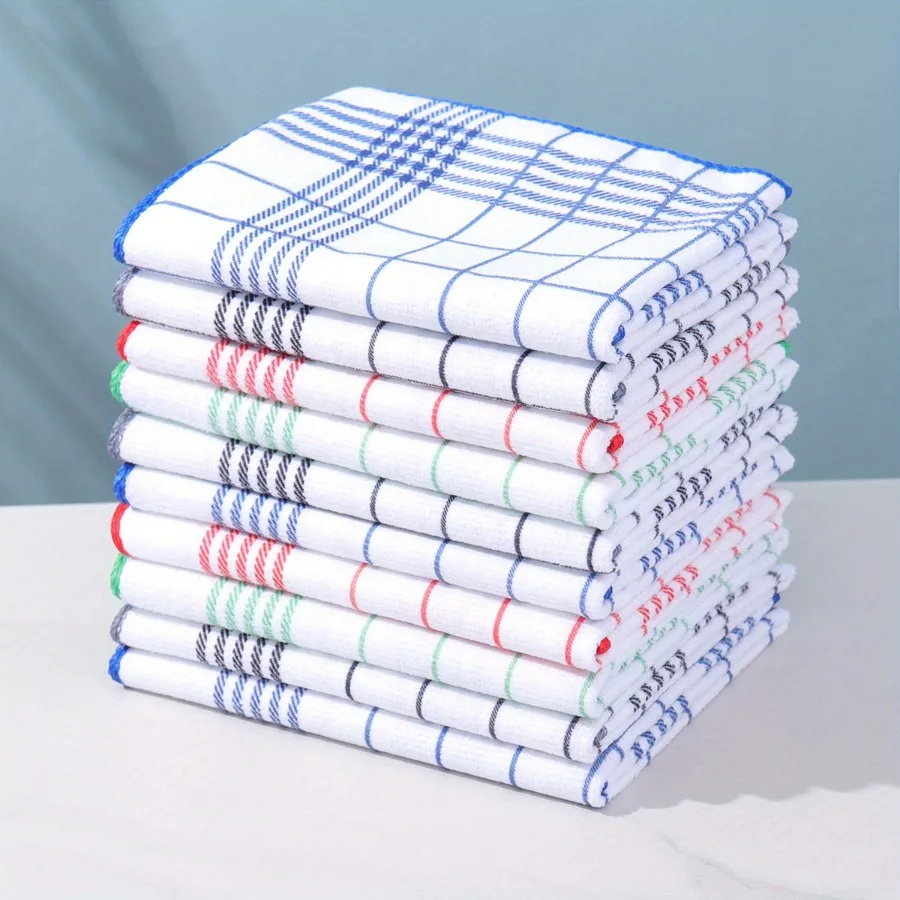 6pcs Large 15.75x23.62 Inch Dish Cloths, Super Absorbent & Lint-Free Quick-Dry Kitchen Towels for Cleaning, Coffee Machine, Home thumbnail 4