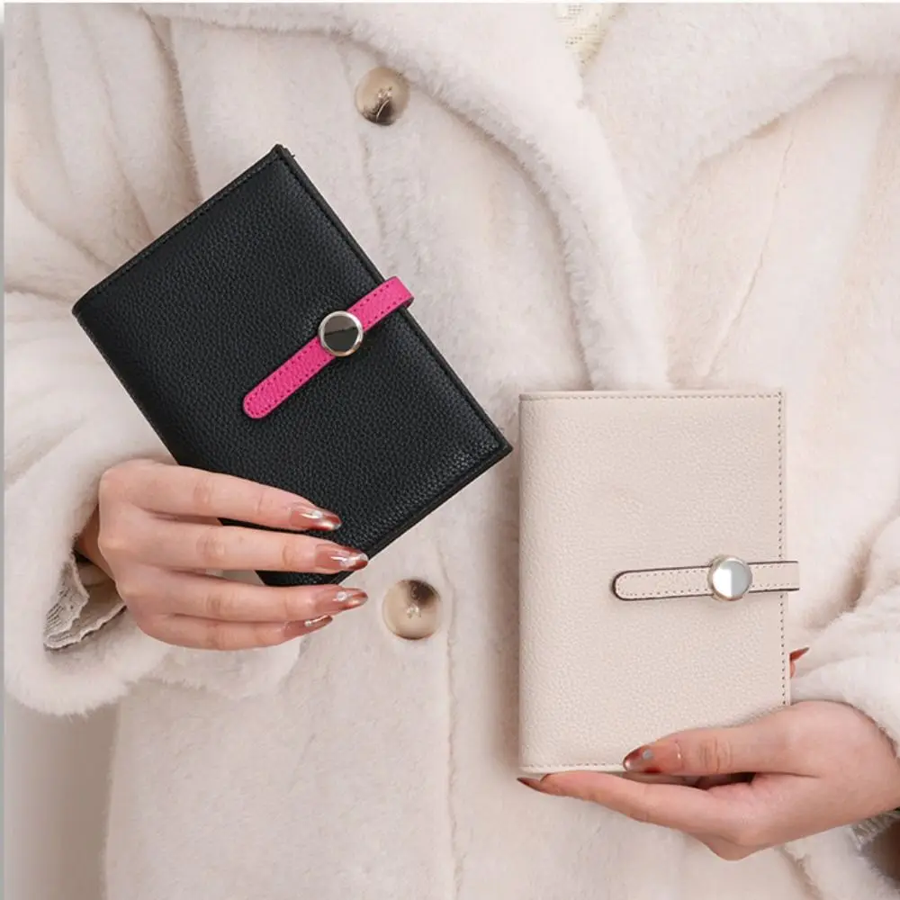 Card Holder PU Passport Bag Ticket Holder Passport Cover Fold Purse Card Case Multifunctional Storage Bag Travel Accessories thumbnail 4