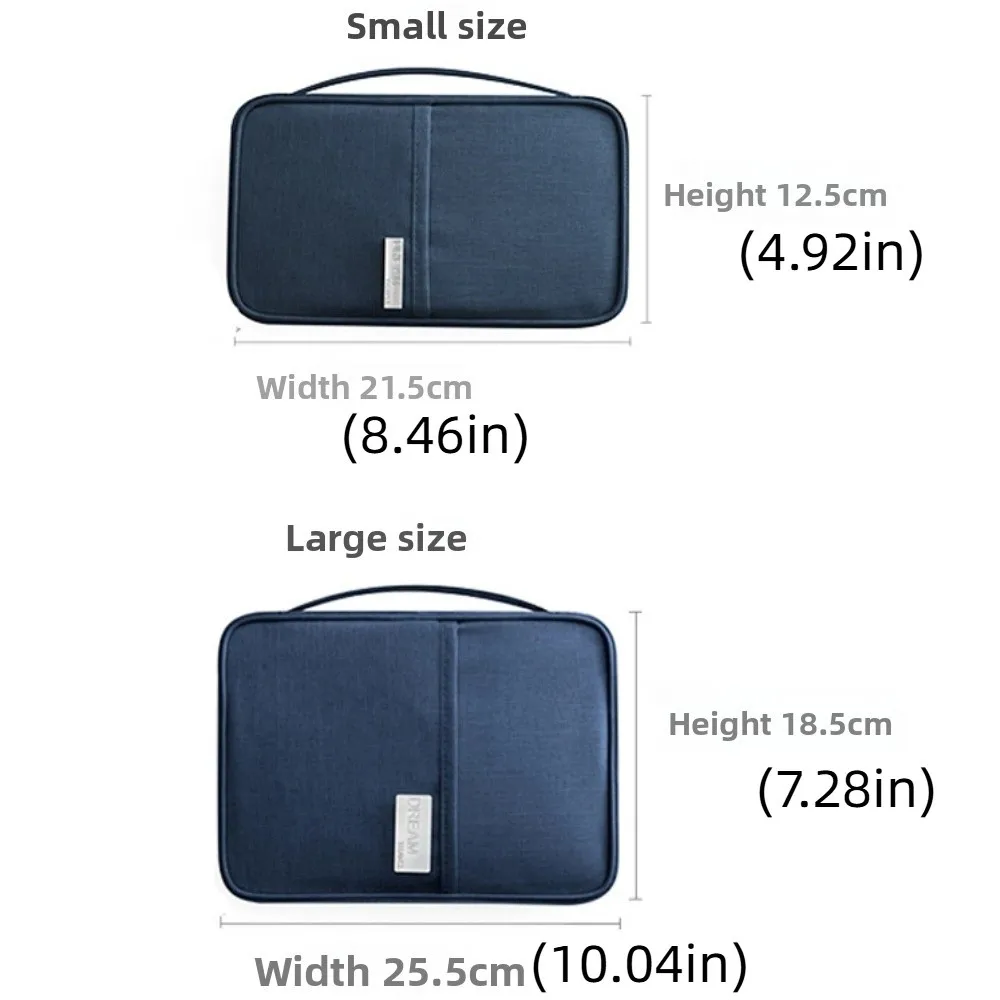 Large Capacity Passport Bag Purse Card Holder Travel Wallet Portable Multifunctional Card Storage Bag Travel Accessories thumbnail 5